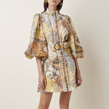 Load image into Gallery viewer, belt dress shirt female temperament
