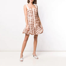 Load image into Gallery viewer, Polka Dot Cotton High Texture Fabric Dress J1904023

