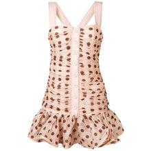 Load image into Gallery viewer, Polka Dot Cotton High Texture Fabric Dress J1904023

