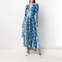 Load image into Gallery viewer, New  winter v neck dress
